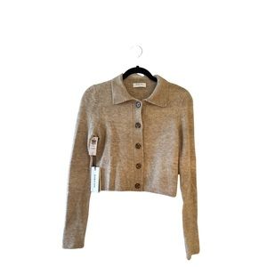 Babaton Volta Heather Bone Sweater in Sz SMALL